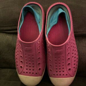 Sketchers Slip On Shoes Pink Kids Girls Size 3